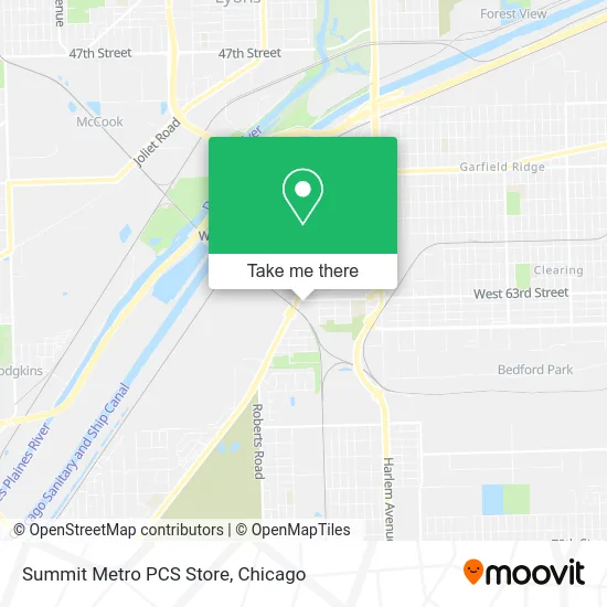 Summit Metro PCS Store map