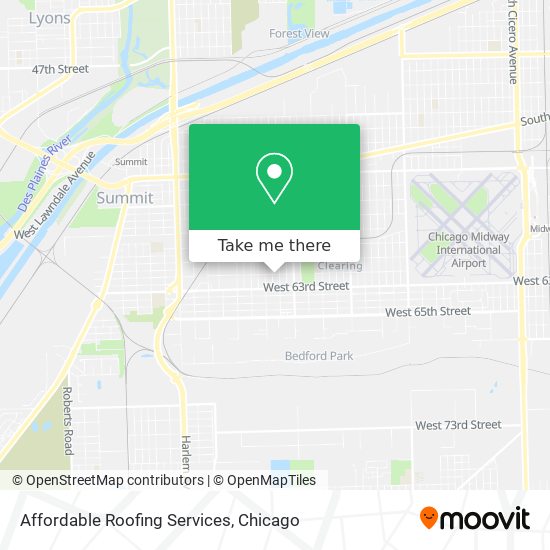 Mapa de Affordable Roofing Services