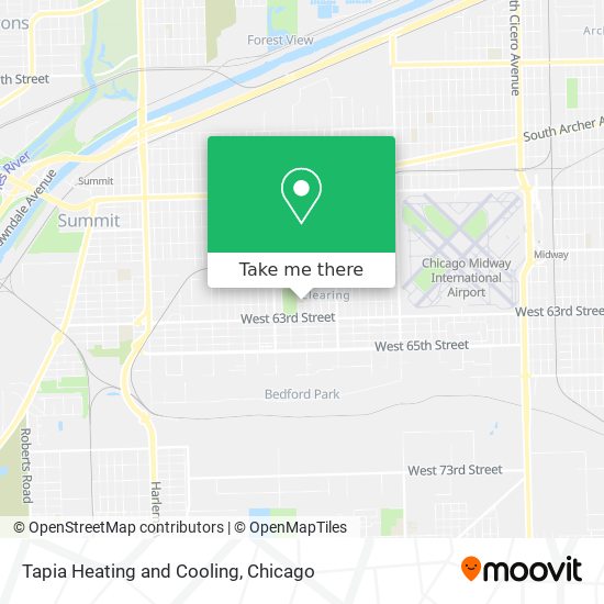 Tapia Heating and Cooling map