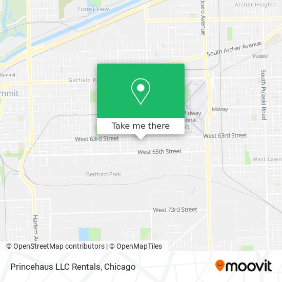 Princehaus LLC Rentals map