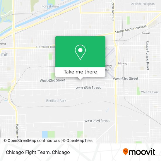 Mapa de Chicago Fight Team