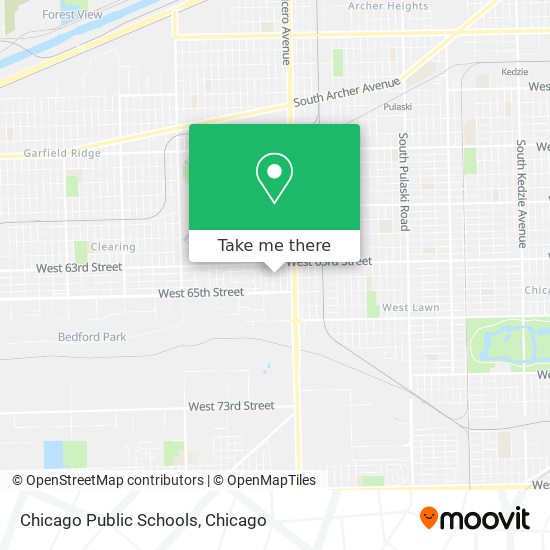 Mapa de Chicago Public Schools