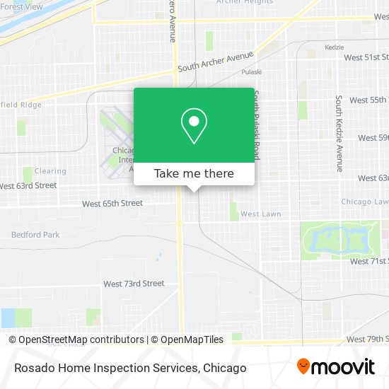 Rosado Home Inspection Services map