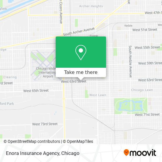 Enora Insurance Agency map