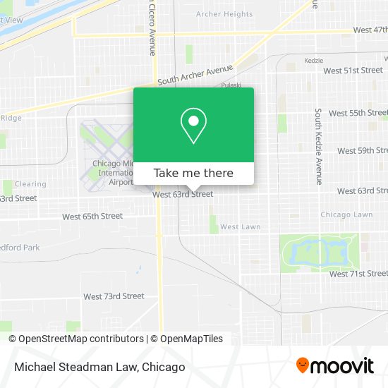 Michael Steadman Law map