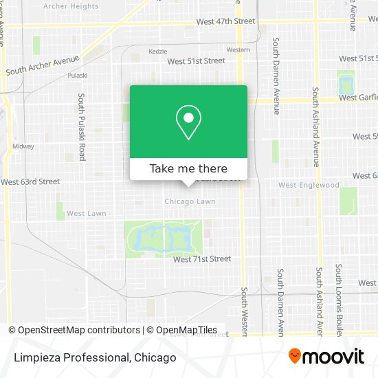 Limpieza Professional map
