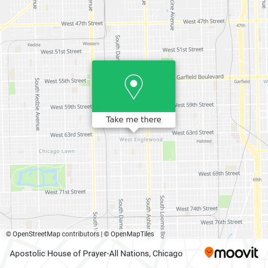 Apostolic House of Prayer-All Nations map