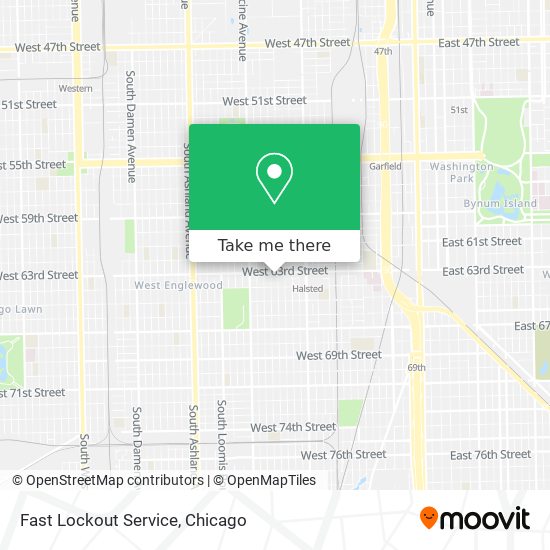 Fast Lockout Service map