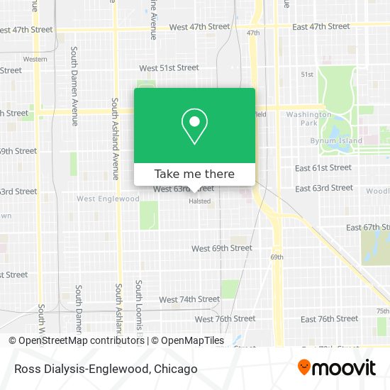 Ross Dialysis-Englewood map