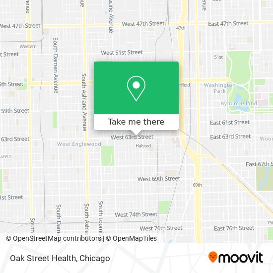 Mapa de Oak Street Health