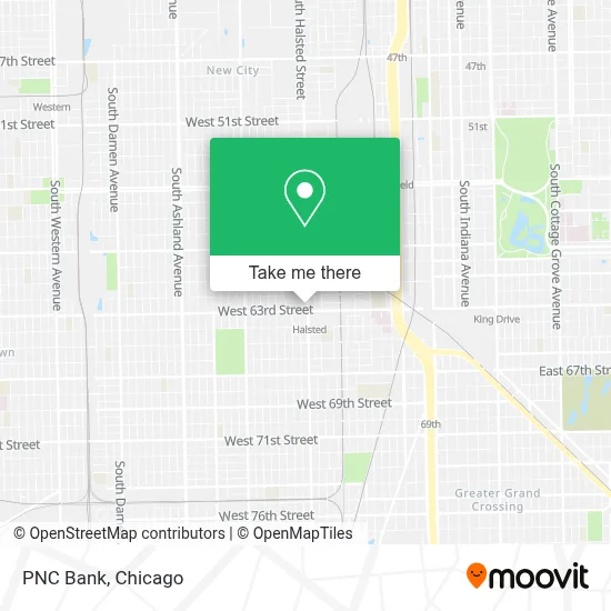 PNC Bank map