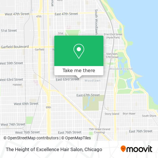 How to get to The Height of Excellence Hair Salon in Chicago by Bus,  Chicago 'L' or Train?