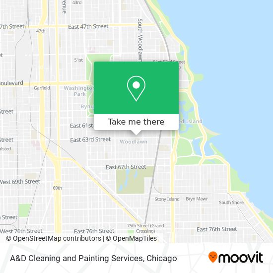 A&D Cleaning and Painting Services map