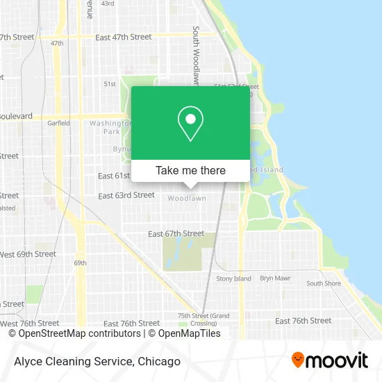 Alyce Cleaning Service map