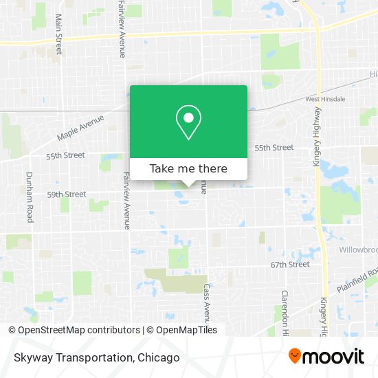 Skyway Transportation map