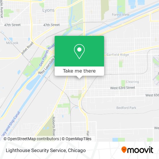 Lighthouse Security Service map