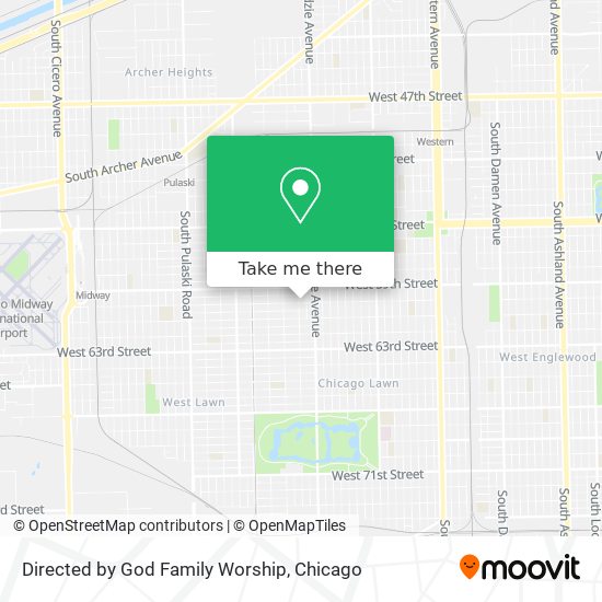 Directed by God Family Worship map