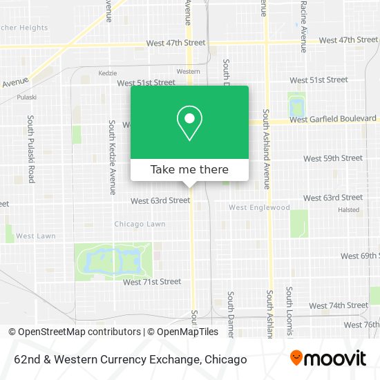 Mapa de 62nd & Western Currency Exchange