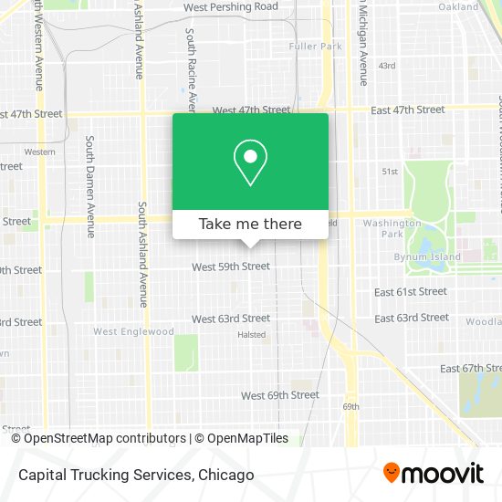 Capital Trucking Services map