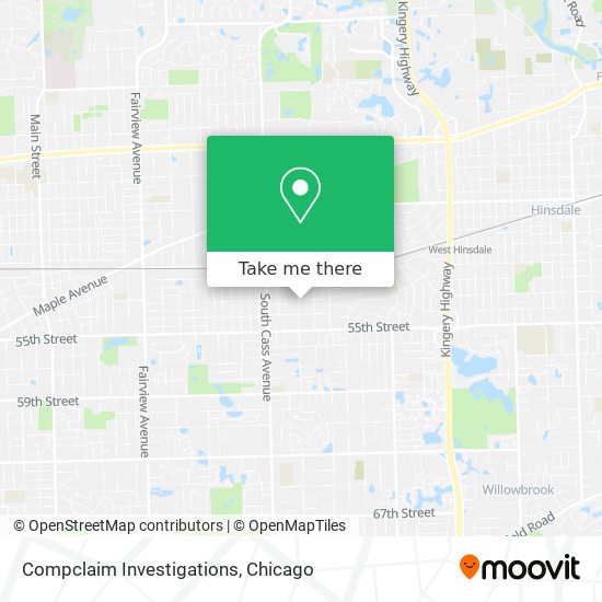 Compclaim Investigations map