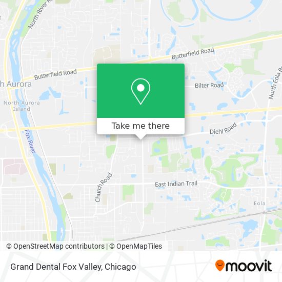 Mapa de Grand Dental Fox Valley