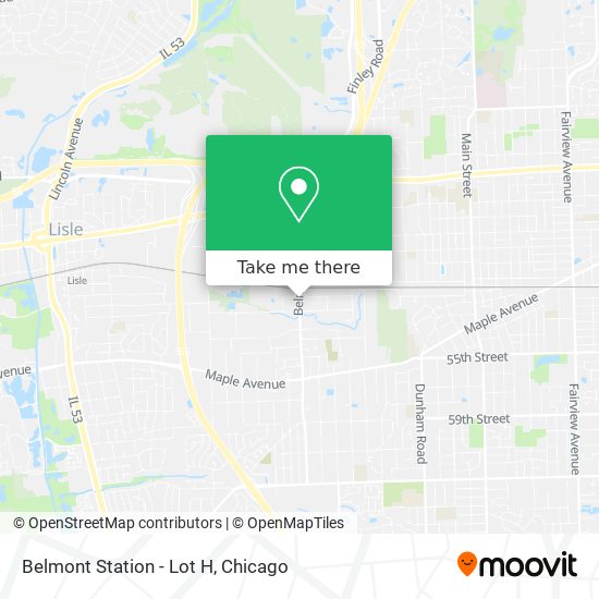 Belmont Station - Lot H map