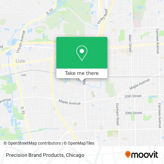 Precision Brand Products map