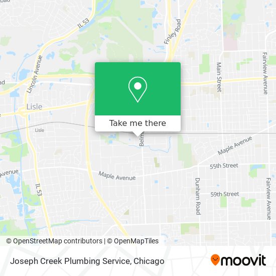 Mapa de Joseph Creek Plumbing Service