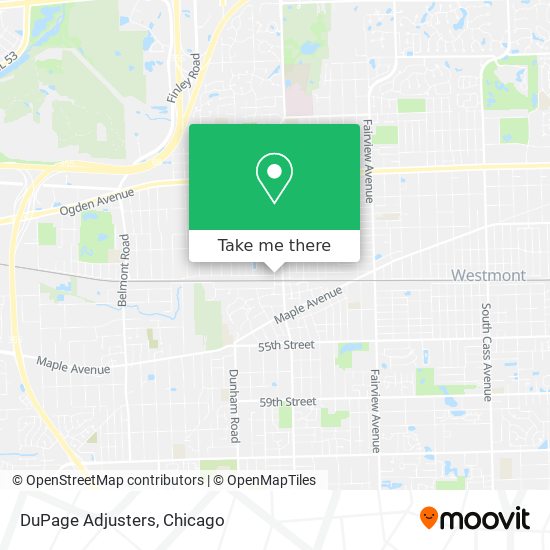 Mapa de DuPage Adjusters