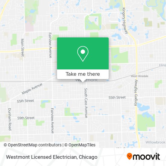 Westmont Licensed Electrician map