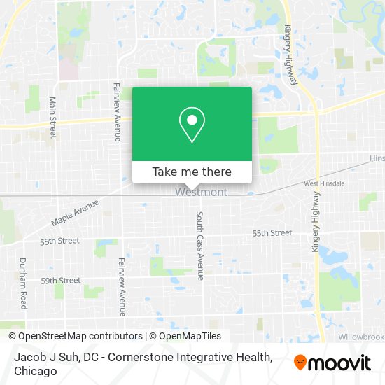 Jacob J Suh, DC - Cornerstone Integrative Health map