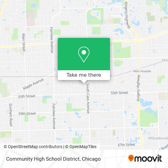 Mapa de Community High School District