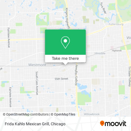 Frida Kahlo Mexican Grill map