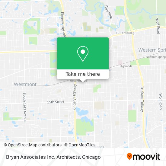 Bryan Associates Inc. Architects map