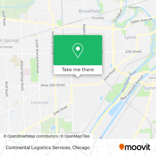 Continental Logistics Services map