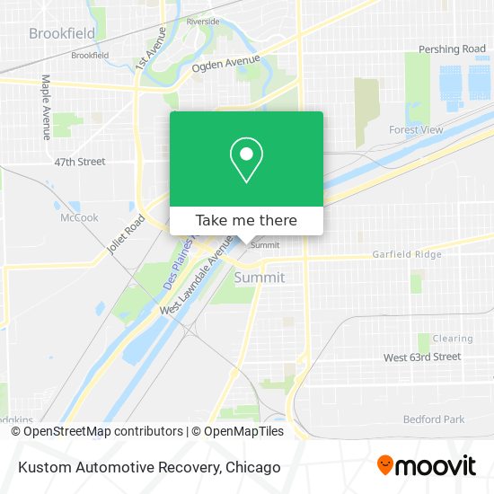 Mapa de Kustom Automotive Recovery