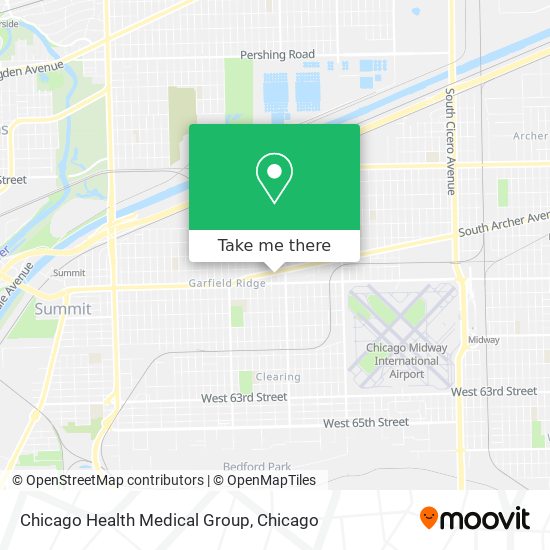 Mapa de Chicago Health Medical Group