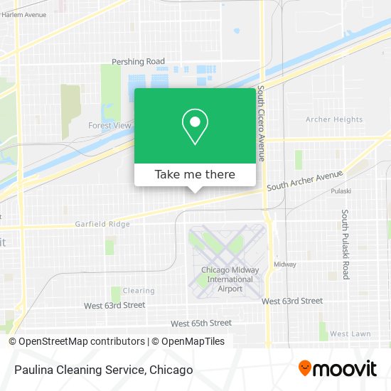 Mapa de Paulina Cleaning Service