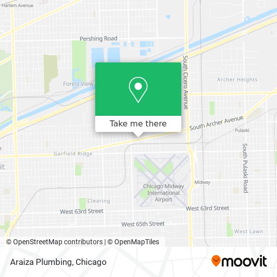 Araiza Plumbing map