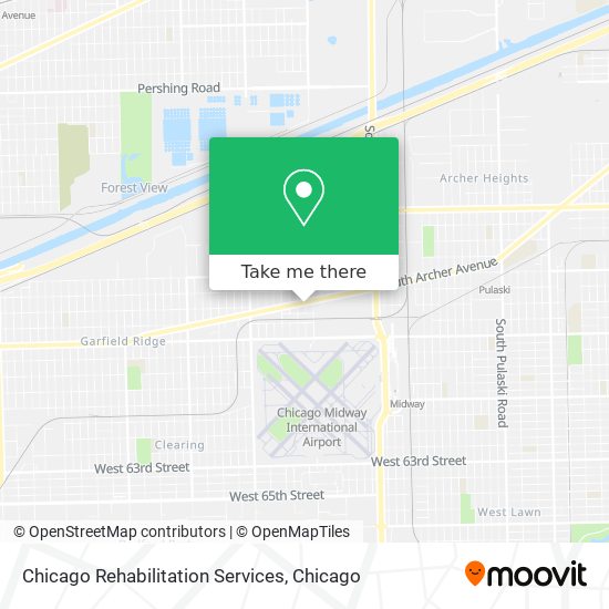 Chicago Rehabilitation Services map