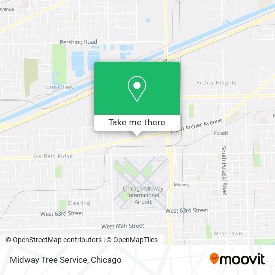 Midway Tree Service map