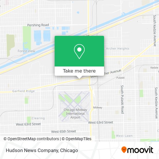 Mapa de Hudson News Company