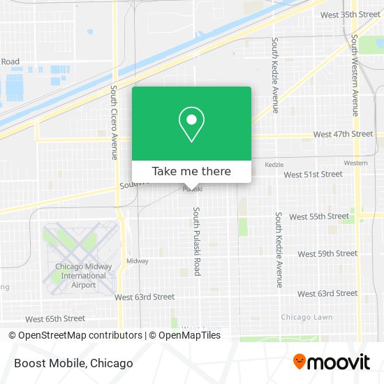 Boost Mobile map