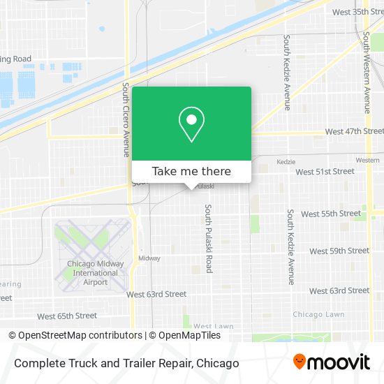 Complete Truck and Trailer Repair map