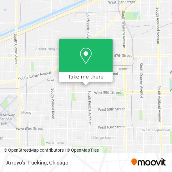 Arroyo's Trucking map