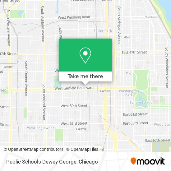 Public Schools Dewey George map