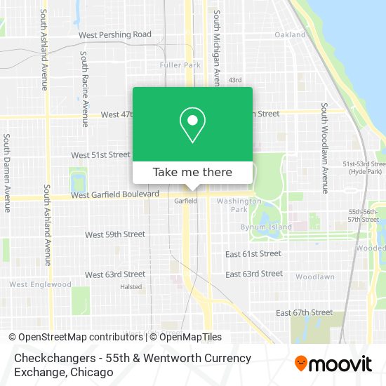 Checkchangers - 55th & Wentworth Currency Exchange map