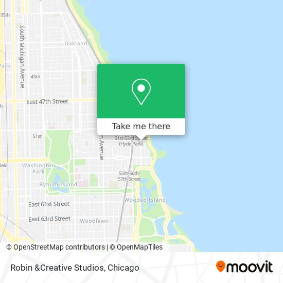 Robin &Creative Studios map