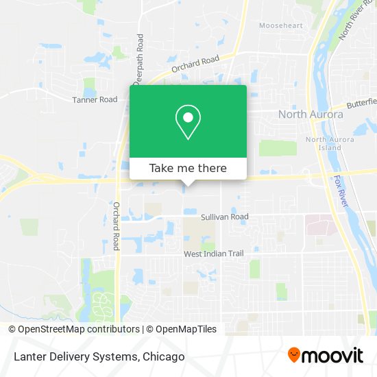 Lanter Delivery Systems map