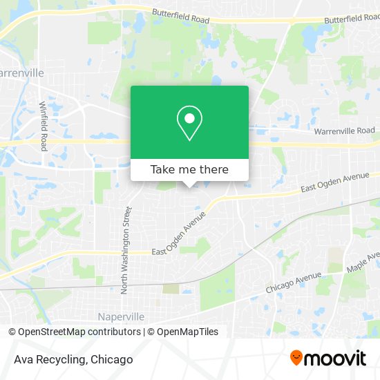 Ava Recycling map